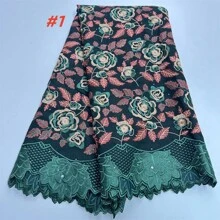 New African African Cotton Lace Fabric 2025 High Quality Nigerian Swiss Voile Lace In Switzerland For Elegant Wedding Dress Sewing
