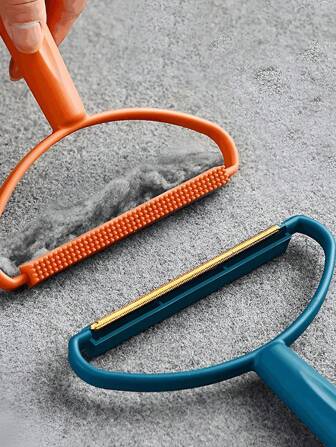 Portable Lint Remover - Double-Sided Cleaning Brush For Fabric, Clothes, Sweaters, And Coats - Efficiently Removes Pilling And Fur Balls- Suitable For Wool, Polyester , Important Note: Not Suitable For Delicate Fabrics Such As Silk, Chiffon, Lace, Thin Knits, Or Sheer Materials. Recommended For Sturdy Fabrics Like Wool, Denim, And Polyester Blends.
