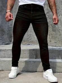 Men's Pocket Distressed Skinny Casual Fashionable Jeans