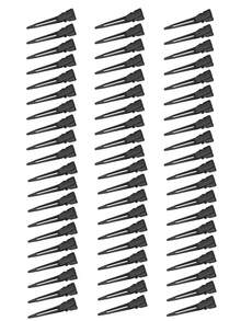 60/40/20/5 PCS Single Prong Curl Clips Black Curl Pins Duckbill Clips Metal Alligator Clips For Hair Extensions Styling - Multicolor - View 2