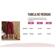 Women's Pantacourt Linen High Waist Trousers With Bow And Pockets - لون كستنائي - مشاهدة 4
