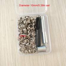 100 zestawów 6/8/10mm przelotka metalowa mix z wzorem przelotka narzędzia zestawy okrągłych pierścieni do majsterkowania skórzanego rzemiosła naprawa obuwia torba odzież pasek kapelusz akcesoria