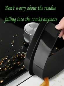 1条/2条装厨房灶台防污密封条，高品质柔软耐高温硅胶缝隙密封条，耐油燃气灶缝隙软密封条，硅胶缝隙塞，厨房灶台缝隙盖 - 柔性灶台空间填充物 - 彩色 - 查看 9