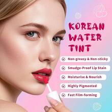 Lip Tint Stain, Long Lasting Korean Lip Stain Set, Non-Sticky Waterproof Lightweight Lip And Cheek Tint, Moisturizing High Pigment Water Tint, Matte Finish Lip Tint - Made Into Jam - View 9