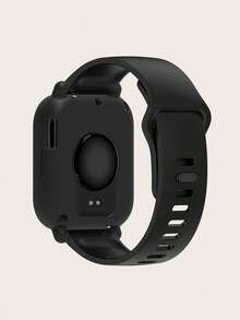 مجموعة 2 قطعة: مجموعة حافظة حماية من السيليكون مقاومة للخدش بلون واحد وسريعة إعادة الاستخدام من السيليكون، قابلة للتوافق مع ساعة Redmi Watch 5 ساعات نشطة وساعات مماثلة أخرى، مناسبة للجنسين