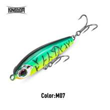 KINGDOM Señuelos de pesca en forma de lápiz pequeño de la marca Kingdom, cebos artificiales de calidad alta de hundimiento lento de 40mm/4g, wobblers para equipo de pesca
