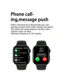 Smart Voice Wireless Watch Can Check Heart Rate, Blood Pressure, Health, Three Ring Sports Watch, Christmas, New Year, Valentine's Day Holiday Gift