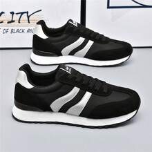 AoPlus Botas de senderismo resistentes al deslizamiento para hombres, zapatillas para correr por senderos resistentes al desgaste e impermeables, zapatillas multifuncionales para trekking de montaña - Negro - Ver 7