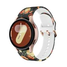 Sport Band Compatible With Galaxy Watch 7 Band 40mm 44mm,No Gap Soft Silicone Strap Compatible With Galaxy Watch 6 5 4 FE Band 40mm 44mm/Galaxy Watch 6/4 Classic 47mm 43mm 46mm 42mm/Watch 5 Pro 45mm Men Women