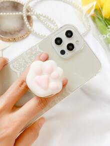 1pc Cute Animal Anti-Stress Squeeze Bubble Phone Stand, Pull & Push Design Compatible With IPhone, Android Phone, Gift For Birthday, Family, Friends Push-Pull Phone Grip, Phone Holder, Phone Accessories - Multicolor - View 4