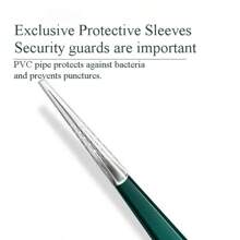 Kit para extractor de granos, Pinzas extractoras de puntos negros profesionales para salón de belleza, Aguja para extraer astillas de la piel