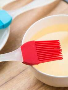 4 件硅胶油刷适用于烧烤、厨房烘焙、煎饼烹饪 - 彩色 - 查看 2