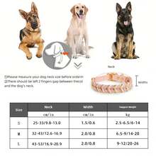 1pc Handmade Colorblock PVC Adjustable Waterproof Dirt-Resistant Pet Collar, Retro Luxury Style Dog Leash Collar - Black - View 6