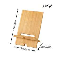 قاعدة هاتف شخصية قطعة واحدة، حامل هاتف بسيط من الخيزران، حامل هاتف أو لوحة، قاعدة هاتف خشبية، حامل أجهزة إلكترونية، حامل مكتبي، حامل هاتف بسيط، مناسب للسفر والأعمال والاستخدام في الأماكن المفتوحة، هدية مخصصة أنيقة لعيد الميلاد، عيد الأم، عيد الأب، التخرج، عيد الميلاد، للأم، الأب، أفضل صديق اليوم الوطني