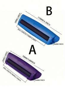 1pc Cone Shaped Manual Cigarette Rolling Machine, Used To Roll Your Own Cigarettes With This Diy Manual Joint Roller,Cigarette Filler, Roller Cigarette Acrylic Cigarette Puller,Random Color