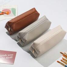 1pc Foldable Convenient Cosmetic Stationery Pencil Case,Back To School,School Supplies,Pencil Pouch,School Bag