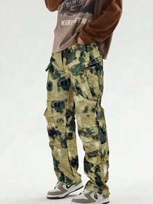 Men's Winter Soft Shell Fleece - Lined Charging Pants - Windproof, Waterproof & Thickened For Outdoor & Mountaineering - 06 - 查看 3