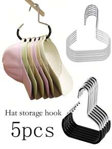 5 / 3 / 1pièce - Portant de rangement pour chapeaux, support de rangement pour ceintures, organisateur de rangement pour accessoires de garde-robe convenant pour ceintures, cravates, foulards, camisoles, chapeaux, soutiens-gorge, chaussures, sacs à main, pantalons robe, jeans, bottes, jupes. Idéal pour les baby-shower, les anniversaires, les mariages, les fêtes. Le cadeau parfait pour les collègues, les amis et la famille. Rentrée scolaire