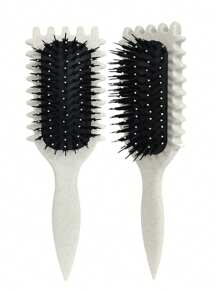 New Curly Hair Brush,Reduce Hair Pulling And Curl Separation,Detangling, Shaping Curls,Hair Styling Tools For Women, , Wet And Dry Hair Designed By Candybrush