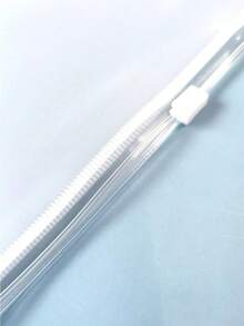 5pcs A6 Transparent PVC Zipper Bags, Expandable Envelopes, 6-Hole Clear Document Bags, Waterproof, Modern Style PP Material Pouch For Invoices, Coupons, Cash In Budget Organizer,School Supplies,Back To School - Multicolor - View 4