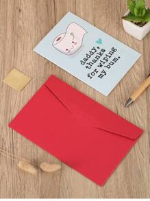 Funny First Fathers Day Cards Gifts For New Dad, Cute 1st Father's Day Card Gift From Baby Son Daughter, Baby Daddy Fathers Day Card, Thanks For Wiping My Bum Envelope + Greeting Card + One Golden Sealing Stickerschool Supplies,Back To School