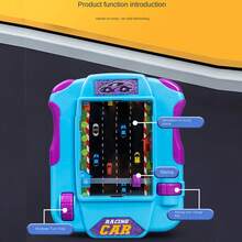 Máy chơi game phiêu lưu cầm tay không cần pin, mô phỏng lái xe, máy chơi game đua xe Fun Level, di động cầm tay, vận hành thủ công, quà tặng ngày lễ - Nhiều màu - Xem 8