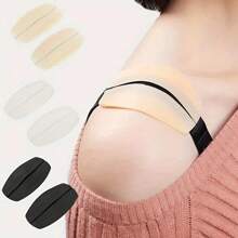 4pcs Silicone Bra Strap Holder, Invisible Non-Slip Adjustable Strap Holder, Prevents Falling, Painless, Everyday Essentials