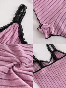 Dames romper met geplooide bandjes, nachtkleding, vakantie