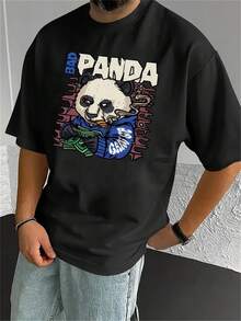 Men T-Shirts - Black - View 2