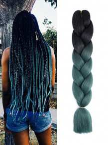 Estensioni per trecce arcobaleno da 24 pollici, capelli sintetici viola professionali, trecce jumbo, estensioni per capelli colorate a gradiente africane per intrecciare all'ingrosso per Ognissanti e Natale