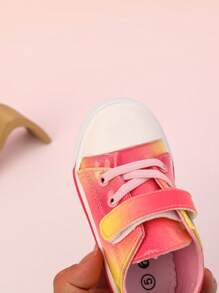 GENGASUN 1 pieza Zapatos casuales de PU para niñas pequeñas, de unicolor y puntera redonda, zapatos casuales de moda para primavera/verano