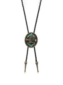 1pc Retro Alloy Eagle/Bowtie Print/Cicada Decor Sweater Chain, Unique Individual Style Casual Decorative Accessories Suitable For Daily Wear, Men