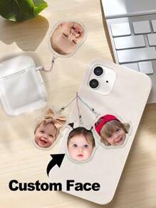 Portachiavi personalizzato con foto e nome, portachiavi personalizzato a forma di animale domestico, portachiavi per cani personalizzato, portachiavi con foto di gatti, portachiavi fotografico personalizzato, portachiavi in acrilico con ritratto personalizzato, portachiavi per cani, foto di animali domestici, portachiavi con stampa del logo