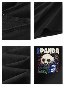 Men T-Shirts - Black - View 4