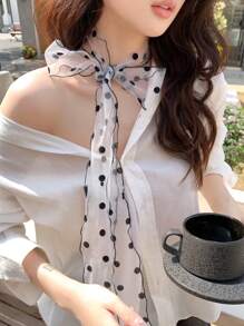 1pc Vintage Dark Gothic Lace Ribbon Tie Necklace With Bowknot Choker Collar Pendant For Women