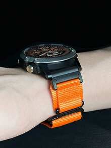 26mm/22mm Strap For GARMIN Fenix 7X 7 7S 6X 6 6S Pro 5 5X 5S Epix 2 Soft Wear-Resistant Strap Body For 965 Instinctive Quick Release Replacement Watch Band High Mountain Nylon Loop Hook-And-Loop Metal Breathable Lightweight Sports Strap - Multicolor - View 4