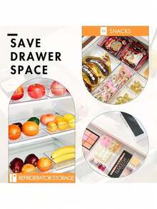 25pcsDrawer Storage Tray, Transparent Polka Dot Multi-Functional Storage Box, Tableware Stationery Cosmetics Classification Combination Storage Box, 4 Sizes Plastic Storage Box, Home Organization And Storage Supplies - Transparent - View 8