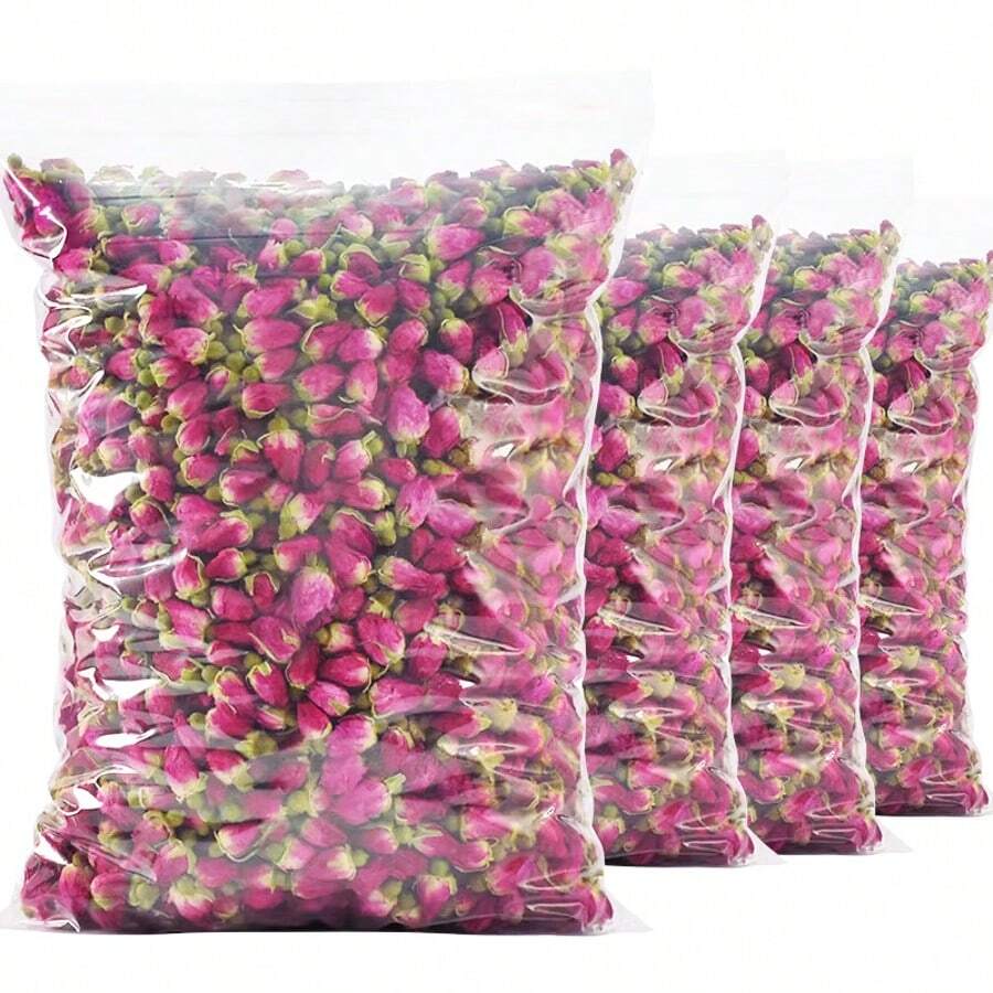 1pc 30g Natural Pingyin Rose Bud, botões de flores de plantas secas inteiras - Adequado para festivais, festas de aniversário, decoração de casa, sachê/enchimento de bolsa de fragrância