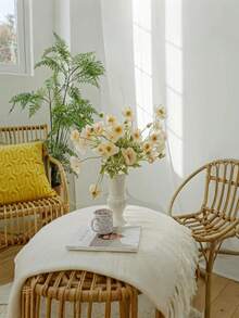 5朵/1束多色人造丝罂粟花，仿真罂粟花束，适用于婚礼、节日派对、室内/室外、花瓶、桌面、办公室装饰、节日和毕业礼物 - 彩色 - 查看 7