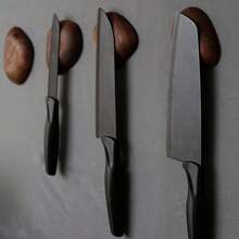 1件装刀座刀架壁挂免打孔磁性刀架厨房壁挂刀架适用于磁铁刀架厨房用具 - 1 件 - 查看 6