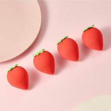 2/4/6pcs Fruit-Shaped Makeup Sponges, Wet/Dry Dual-Use, Suitable For All Skin Types, Odorless, Hydrophilic PUR, Makeup Brush And Makeup Sponge, Special Valentine's Gift, Reusable Multifunctional Makeup Tool For Foundation, Concealer, BB Cream, Sunscreen, Cushion, Blush, Etc. Perfect Replacement For Your Brushes, Convenient To Carry, Essential For Travel And Home,Makeup,Cheap,Room Decor,Vanity,Travel,Bedroom,Makeup Accessories,Puff,Makeup Blender,Powder Puff,Makeup Sponge,Cheap,Stocking Stuffers,Makeup,Makeup Tools,Cheap Stuff,Gifts,Gifts For Women,Christmas Gifts