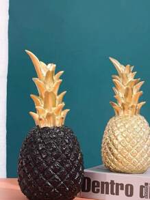 1 Stück Ananas-förmige Simulation Frucht Dekoration, geeignet für Heim-Dekoration, Schlafzimmer-Dekoration, Büro und Studenten, das beste Halloween- und Weihnachtsgeschenk