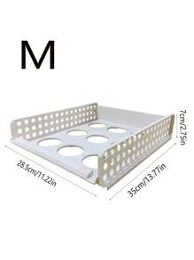 1pc Home Closet Cabinet Multilayer Shelf Storage Rack, Stackable Plastic Organizer Drawers Shelves For Clothes And Trousers