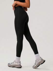Sodalemon Mallas deportivas casuales y para yoga de verano y primavera para mujer, sin costuras delanteras, que realzan el trasero, para usar al aire libre
