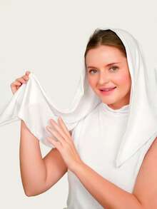 1pc Premium Instant Triangle Hijab, Crystal Linen Fabric One-Piece Headscarf, Quick Wrap Design, No Undercap Needed, Suitable For Daily Wear, Prayers And Outings For Dress - Premium Triangle Hijab - View 20