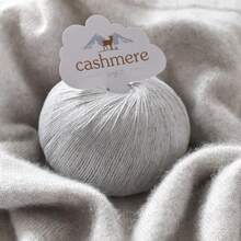 6 团 100% 优质羊绒纱线，柔软温暖，适合 DIY 钩针编织和针织帽子、围巾，总重量 300 克