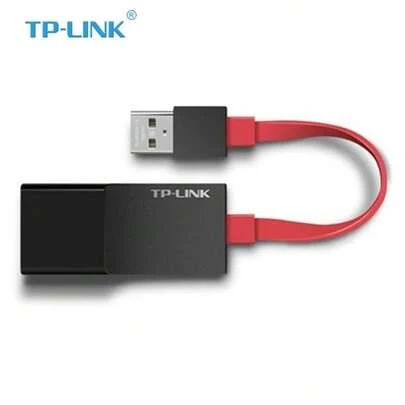 tp-link Tarjeta de red TL-UF210 Transmisión de alta velocidad Amplia gama de usos Interfaz USB 2.0 Universal para todos los dispositivos Amplia gama de sistemas compatibles Adaptador Ethernet Plug and play de 100 M (rojo)