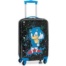 Suitcase Black Small Cabin Bag For Boys Girls Carry On Trolley With Extendable Handle Paint Splatter Gaming Fun Game Movie Travel Accory For Teens - as pic - View 2