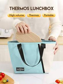 1 Stück rechteckige isolierte Lunch Tasche, große Kapazität Schultertasche Kühltasche, tragbare wasserdichte und auslaufsichere Lunch Box, dicke Aluminiumfolie Isolierung, mehrere Farben erhältlich, wiederverwendbare Lunch Tasche für Schule, Büro, Camping, Picknick, Arbeiter und Kantine, Klassenzimmer Aufbewahrungstasche, Küchenzubehör, Reisezubehör Lunch Box Lunch Tasche Frauen Lehrer Picknick Tasche Kühltasche Picknick Tasche