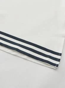 Kaftan Men's Set 2 Pieces African Men's Striped Color Block Shirt And Casual Pants Set Luxury Elegant Men's Set